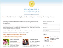 Tablet Screenshot of davis.shambhala.org