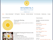 Tablet Screenshot of pioneervalley.shambhala.org