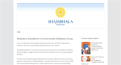 Desktop Screenshot of dorchester.shambhala.info