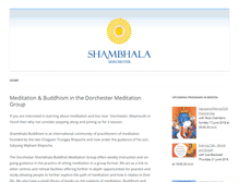 Tablet Screenshot of dorchester.shambhala.info