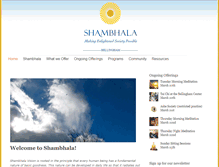 Tablet Screenshot of bellingham.shambhala.org