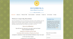 Desktop Screenshot of eugene.shambhala.org