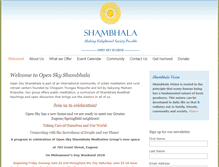 Tablet Screenshot of eugene.shambhala.org