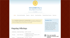 Desktop Screenshot of columbus.shambhala.org