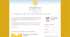 Desktop Screenshot of edmonton.shambhala.org