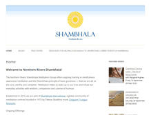 Tablet Screenshot of northernrivers.shambhala.info