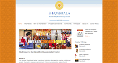 Desktop Screenshot of boulder.shambhala.org