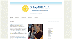 Desktop Screenshot of manjushri.shambhala.fr