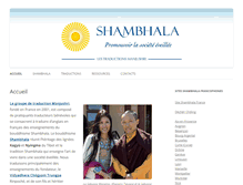 Tablet Screenshot of manjushri.shambhala.fr