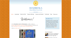 Desktop Screenshot of minneapolis.shambhala.org