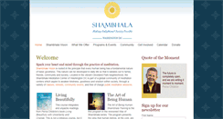 Desktop Screenshot of dc.shambhala.org