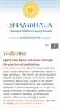 Mobile Screenshot of dc.shambhala.org