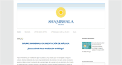 Desktop Screenshot of malaga.shambhala.es