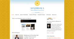 Desktop Screenshot of milwaukee.shambhala.org
