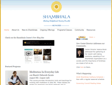Tablet Screenshot of milwaukee.shambhala.org