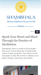 Mobile Screenshot of durham.shambhala.org
