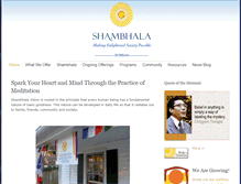 Tablet Screenshot of durham.shambhala.org