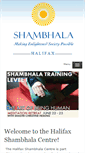 Mobile Screenshot of halifax.shambhala.org