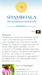 Mobile Screenshot of burlington.shambhala.org