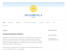 Tablet Screenshot of milano.shambhala.it