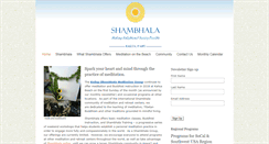 Desktop Screenshot of kailua.shambhala.org