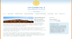 Desktop Screenshot of albuquerque.shambhala.org