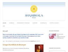 Tablet Screenshot of besancon.shambhala.fr