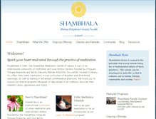 Tablet Screenshot of albany.shambhala.org