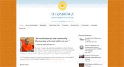 Desktop Screenshot of denver.shambhala.org