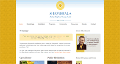 Desktop Screenshot of nelson.shambhala.org