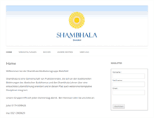 Tablet Screenshot of bielefeld.shambhala.info