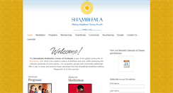 Desktop Screenshot of portland.shambhala.org