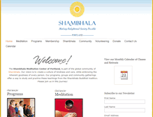 Tablet Screenshot of portland.shambhala.org