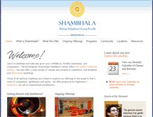 Tablet Screenshot of birmingham.shambhala.org