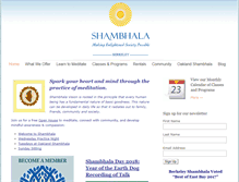 Tablet Screenshot of berkeley.shambhala.org